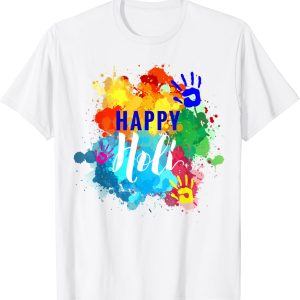 White Print T - Shirt